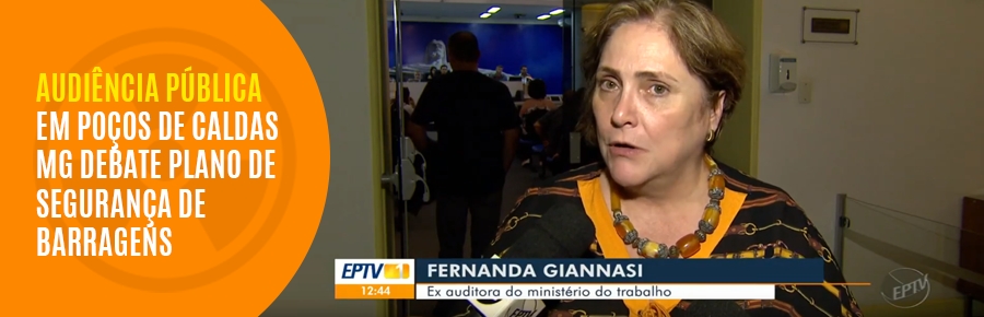 Audiência pública em Poços de Caldas MG debate plano de segurança de barragens